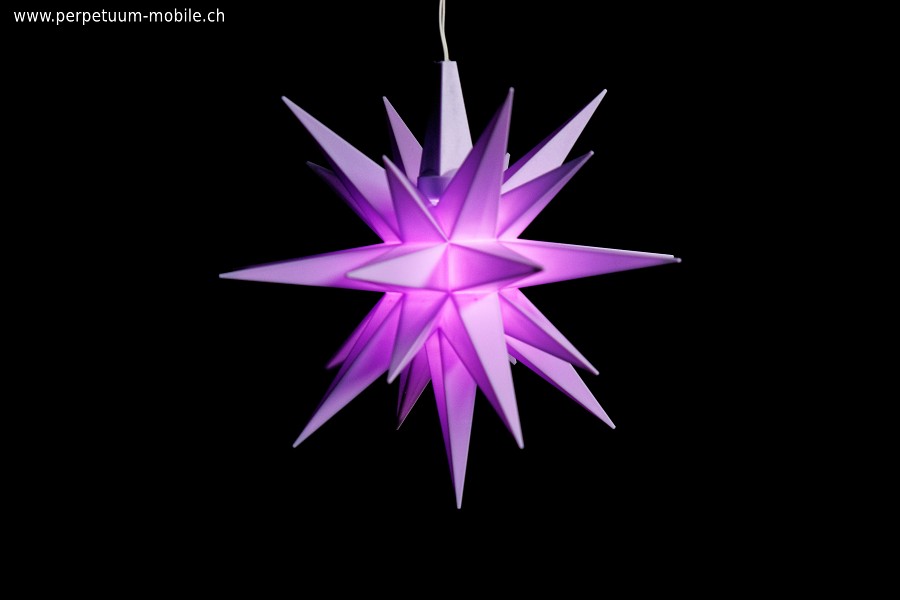 Lilac Herrnhut Star Special Edition 2024 with LED, 13cm